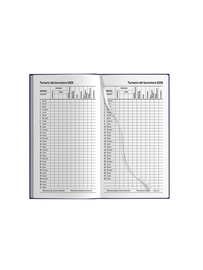 Agenda settimanale pb550