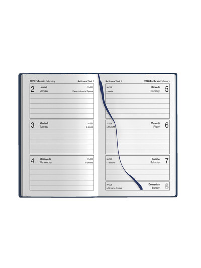 Agenda tascabile settimanale pb287