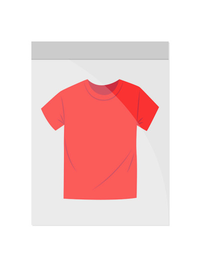 Busta trasp per t-shirts pm000