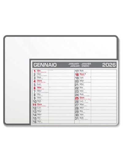 Calendar pad edge pa782