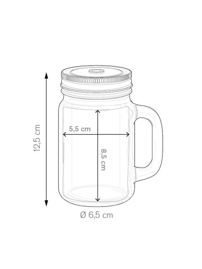 Jar glass pc478
