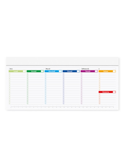 Slim planning multicolor pa807