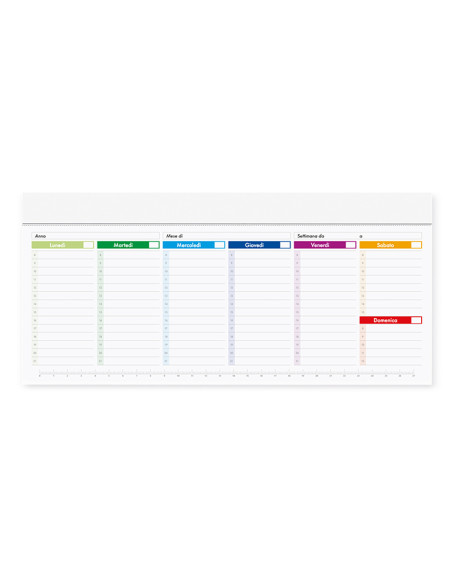Slim planning multicolor pa807
