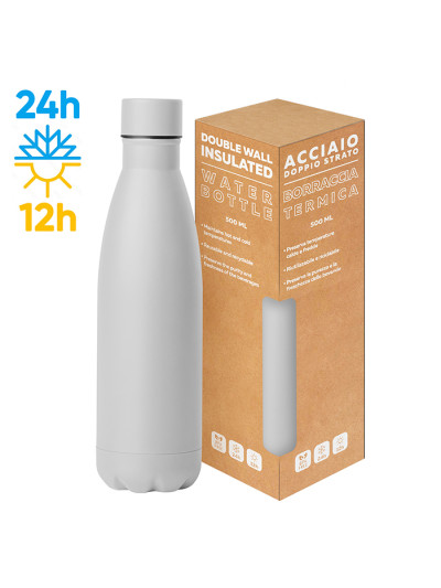 Steel mat bottle 500 flat pc416