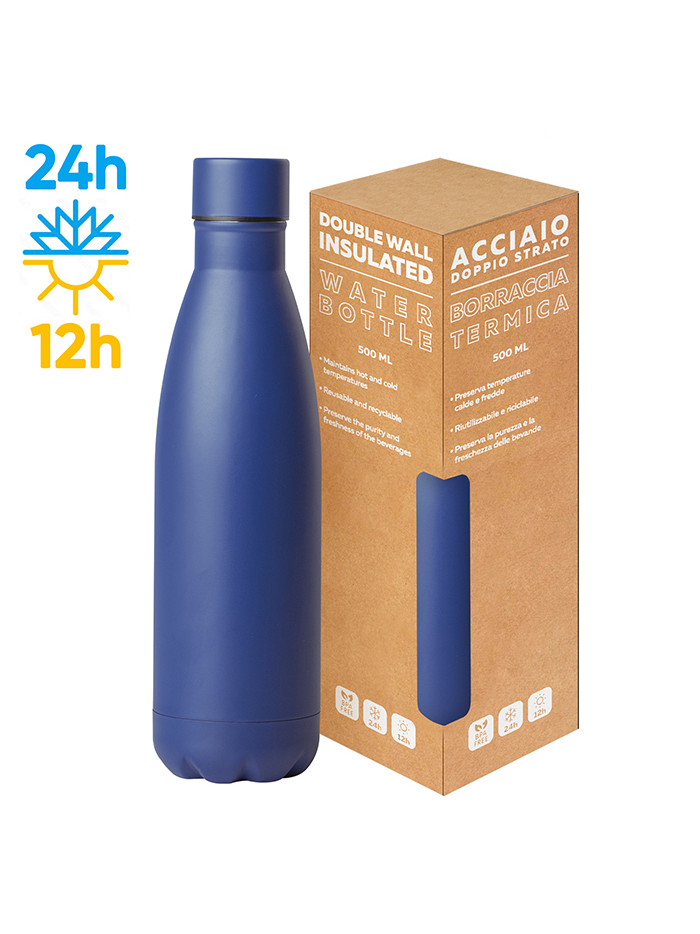 Steel mat bottle 500 flat pc416