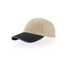 Cappello visiera curva 6 pannelli