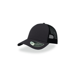 Cappello visiera curva 5 pannelli mesh posteriore