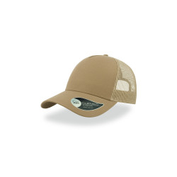 Cappello visiera curva 5 pannelli mesh posteriore
