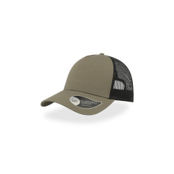 Cappello visiera curva 5 pannelli mesh posteriore