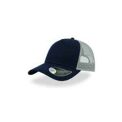 Cappello visiera curva 5 pannelli mesh posteriore