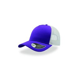 Cappello visiera curva 5 pannelli mesh posteriore