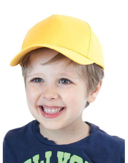 Cappello bambino visiera curva 5 pannelli