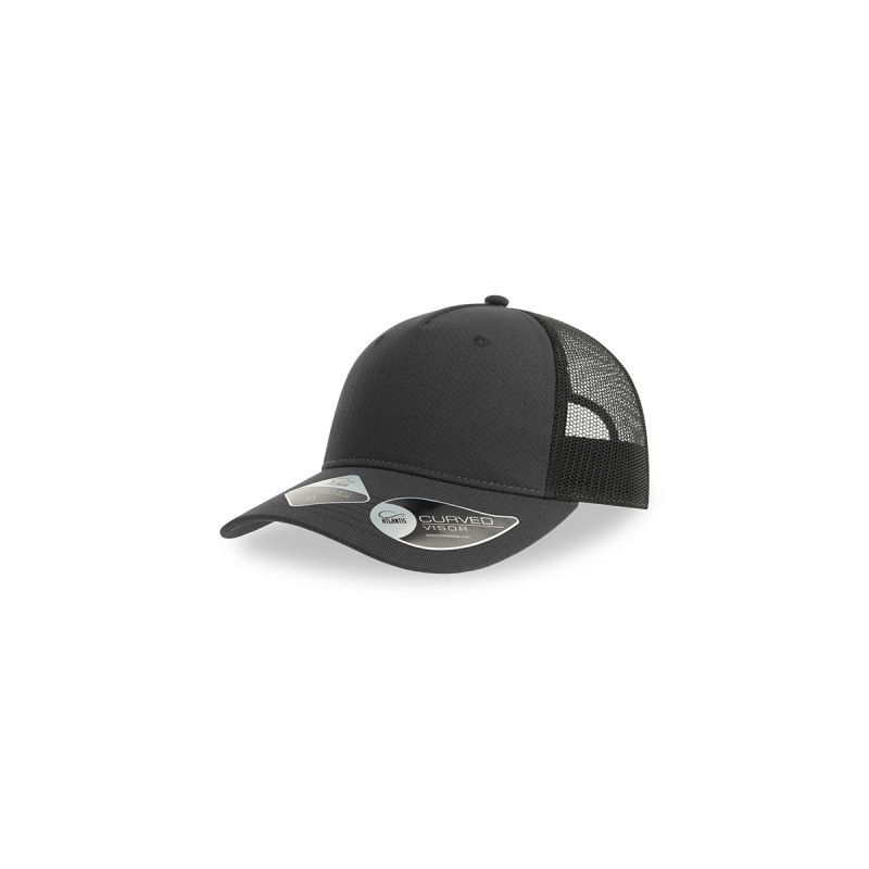Cappello visiera curva 5 pannelli mesh posteriore