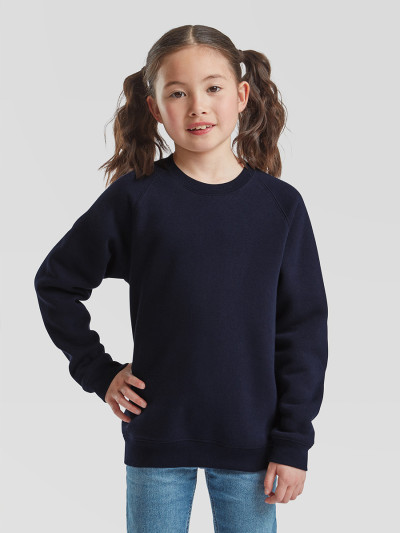 Kids 70/30 premium raglan sweat