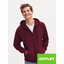 Felpa uomo cappuccio e zip leggera lightweight