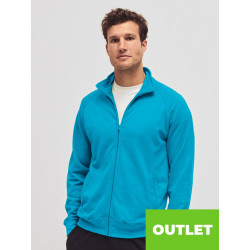 Felpa unisex zip intera leggera lightweight