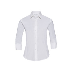 Camicia donna manica 3/4 stretch
