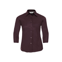 Camicia donna manica 3/4 stretch