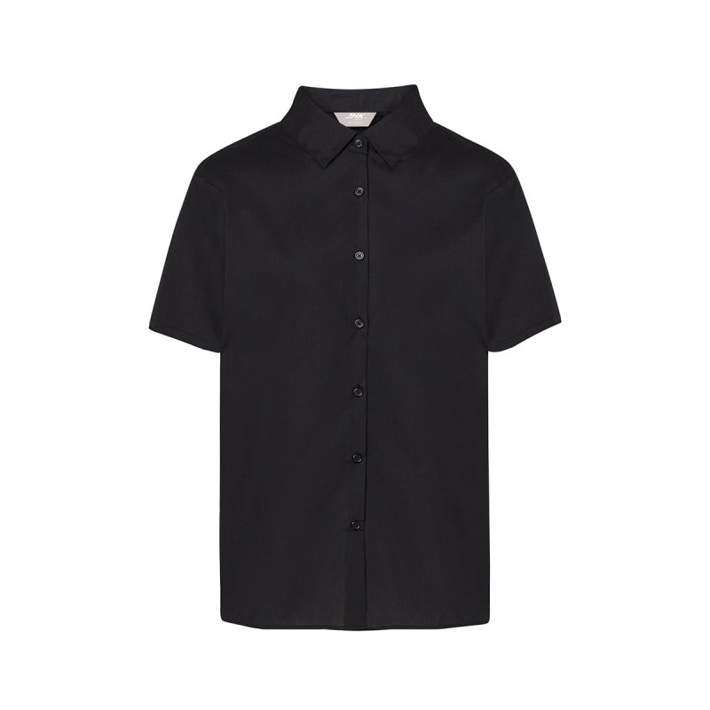 Camicia donna manica corta popeline