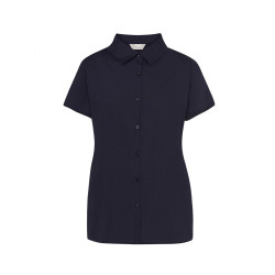 Camicia donna manica corta popeline