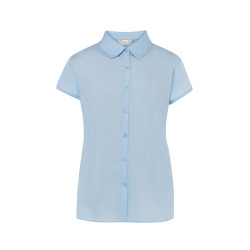 Camicia donna manica corta popeline
