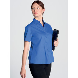 Camicia donna manica corta popeline