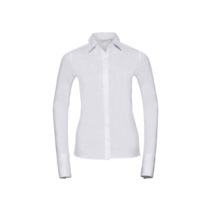 Camicia donna manica lunga stretch