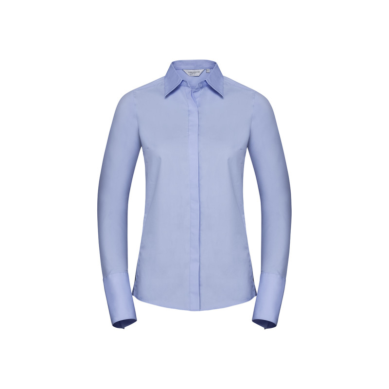 Camicia donna manica lunga stretch