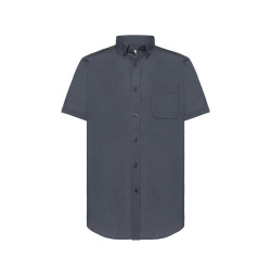 Camicia uomo manica corta popeline