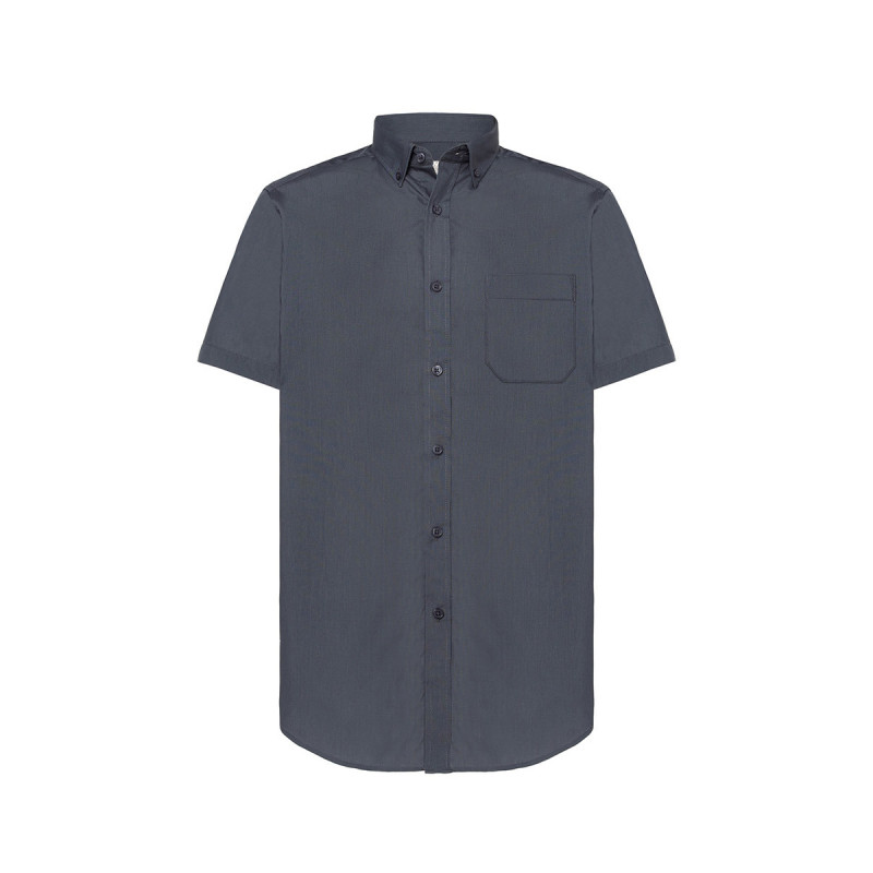 Camicia uomo manica corta popeline