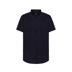 Camicia uomo manica corta popeline