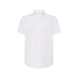 Camicia uomo manica corta popeline