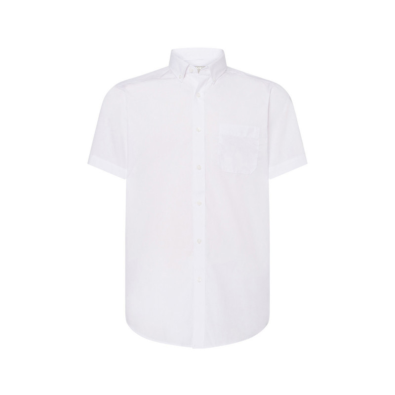 Camicia uomo manica corta popeline
