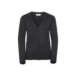 Cardigan donna collo a v