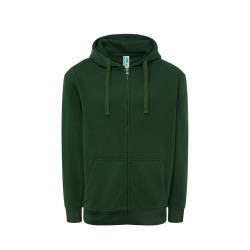 Felpa unisex cappuccio e zip premium
