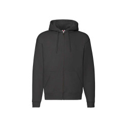 Felpa uomo cappuccio e zip premium