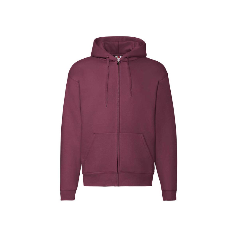 Felpa uomo cappuccio e zip premium