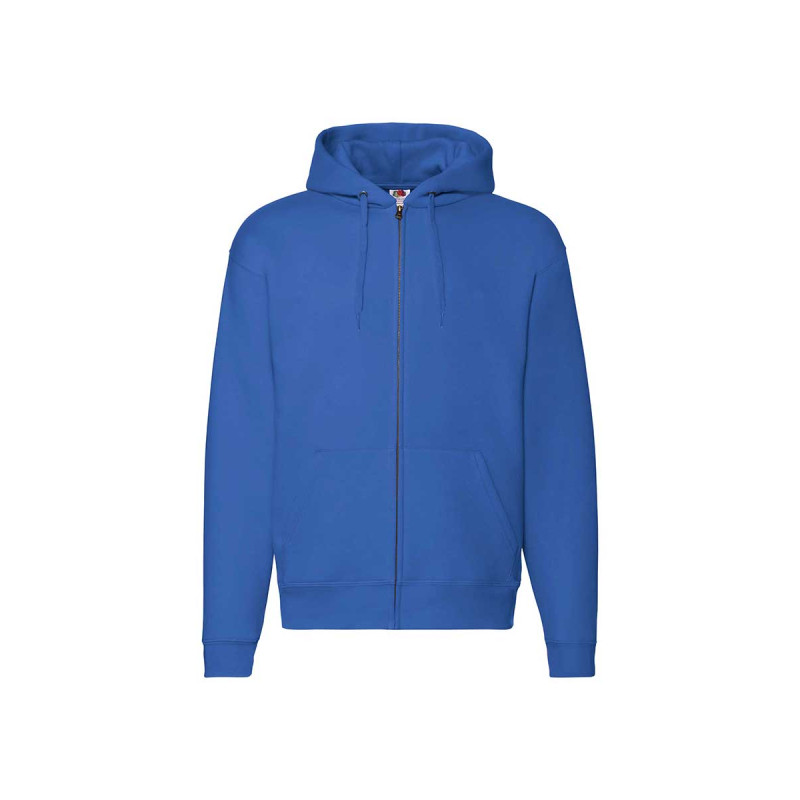 Felpa uomo cappuccio e zip premium