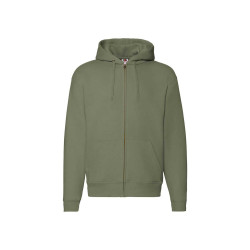 Felpa uomo cappuccio e zip premium