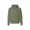 Felpa uomo cappuccio e zip premium