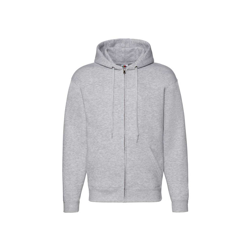 Felpa uomo cappuccio e zip premium