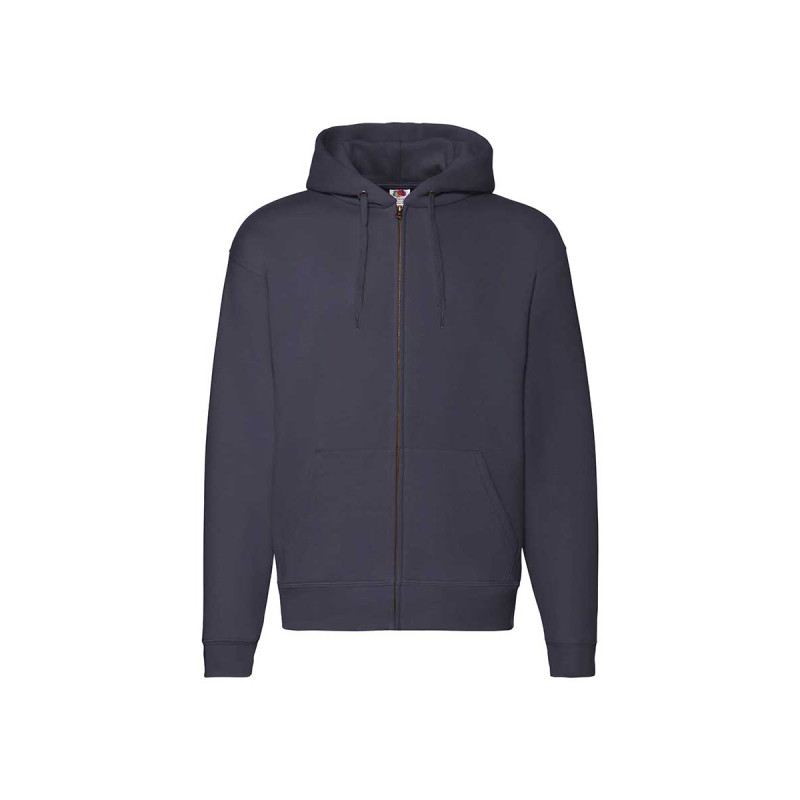Felpa uomo cappuccio e zip premium