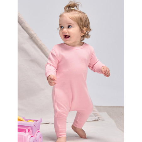 Pagliaccetto baby manica lunga felpa leggera french terry