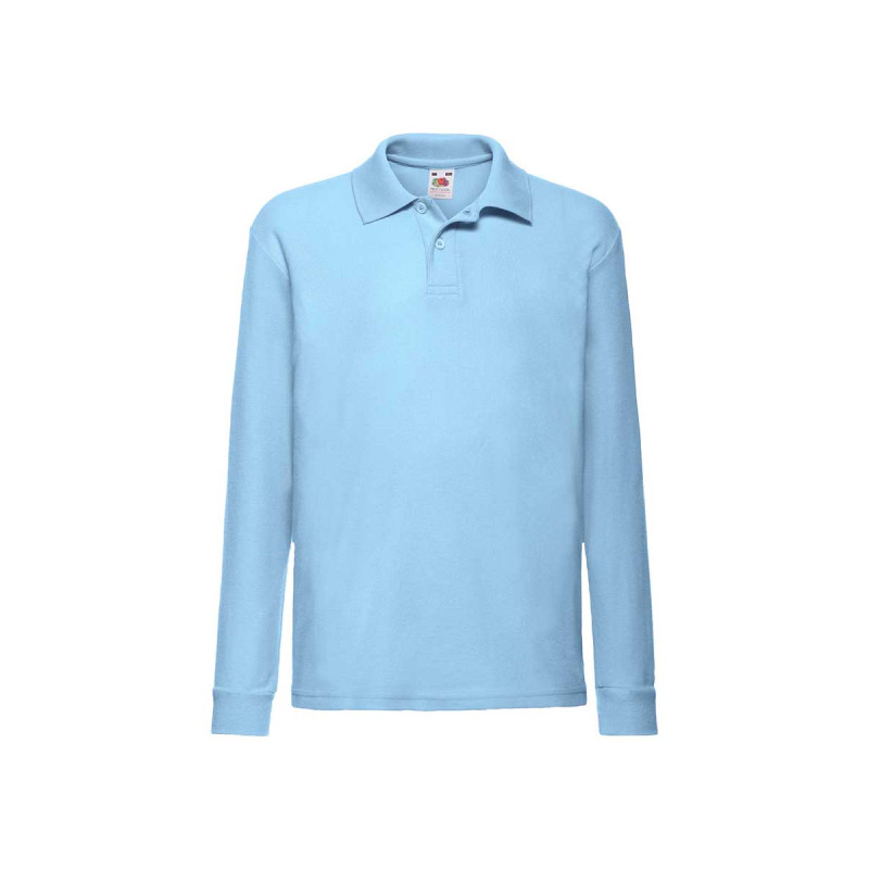 Polo bambino manica lunga 65/35