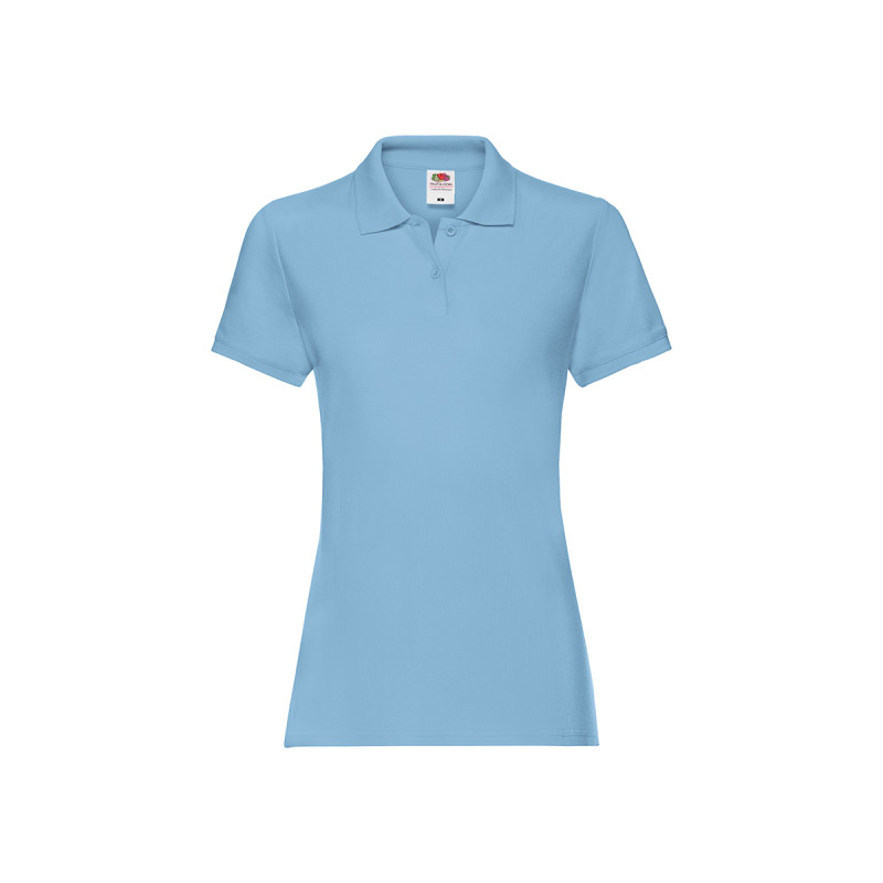 Polo donna manica corta premium