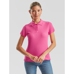 Polo donna manica corta premium