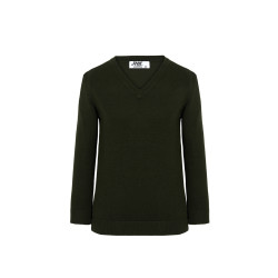 Pullover bambino collo a v