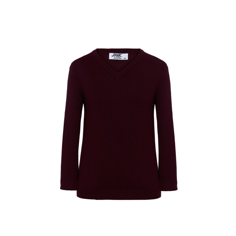 Pullover bambino collo a v