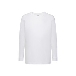 T-shirt bambino manica lunga valueweight