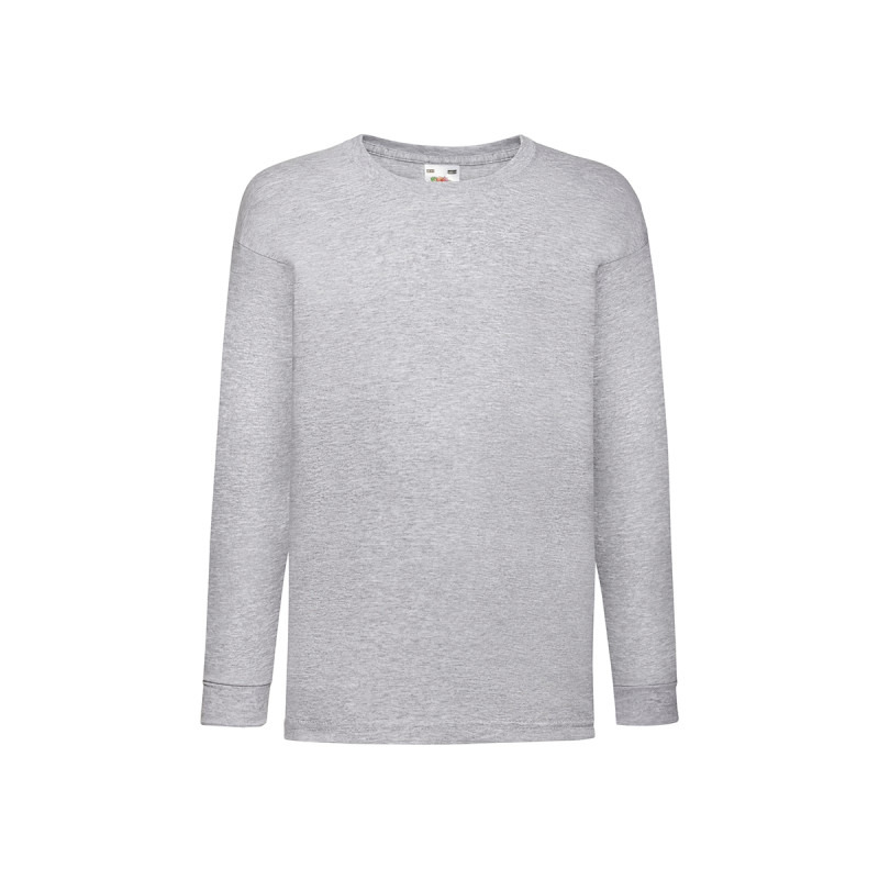T-shirt bambino manica lunga valueweight